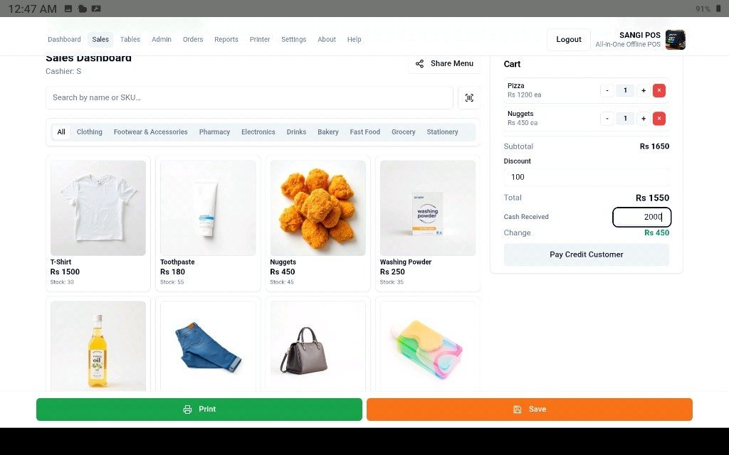 Tablet Interface